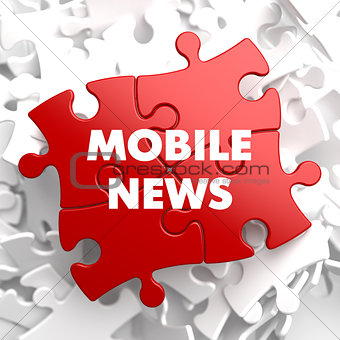 Mobile News on Red Puzzle.