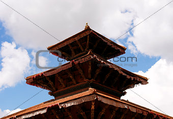 Durbar Square building - Hindu temples in the ancient city
