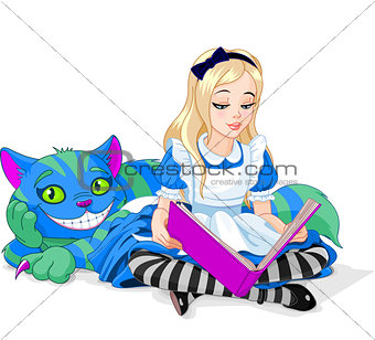 Alice and Cheshire Cat 