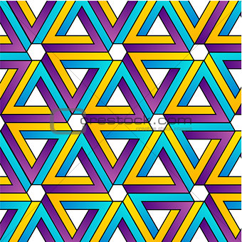 Background with Pen rose triangles