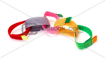 Chain from Colorful Velcro Strips