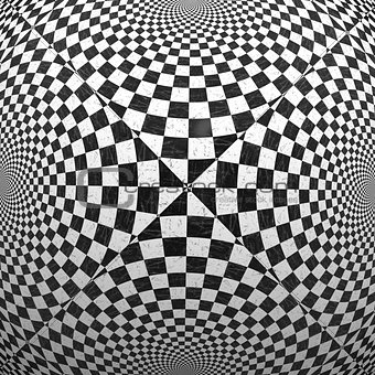Black and white checkered texture