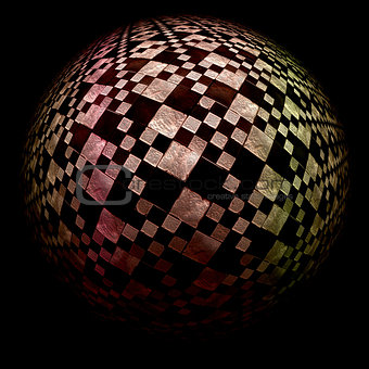 Checkered sphere