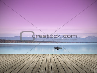 wooden jetty