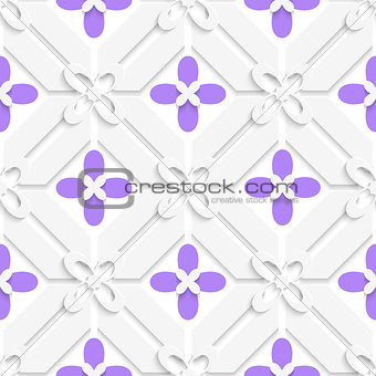 Purple flourish simple diagonal pattern