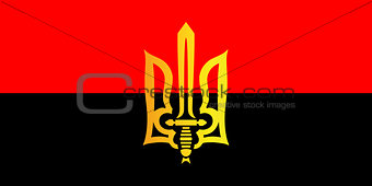 Ukrainian red-black flag