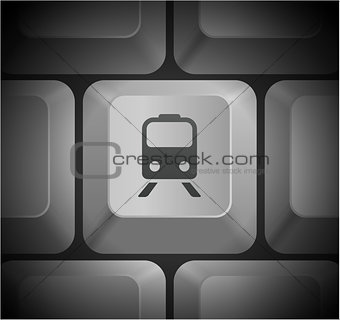 Subway Icon on Computer Keyboard