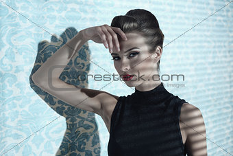 charming woman in indoor fashion shot 