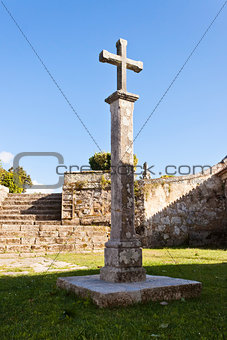 Cross in Castro Park, Vigo.