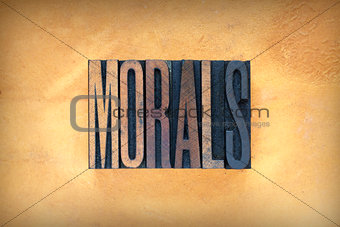 Morals Letterpress