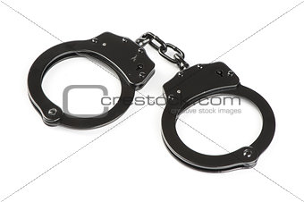handcuffs isolated in white