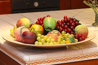 Fruits in plate