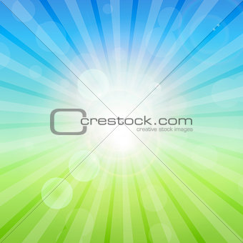 Summer Abstract Background. Vector Illustration.