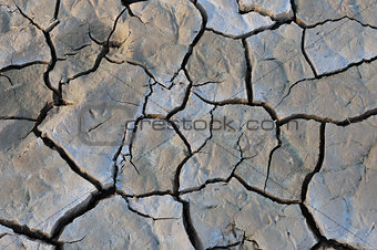 Cracked mud at Sossusvlei, Namibia