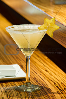Star Fruit Martini Cocktail