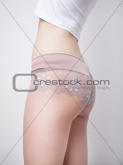 sexy girl butt, without cellulite