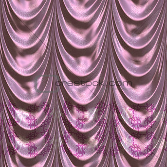 Pink curtain background
