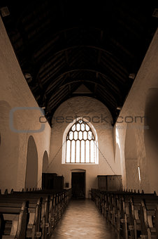 aisle at the chapel of Holycross abbey