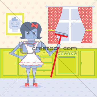 robot housewife
