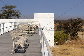 Namutoni Fort, entrance to Etosha National Park