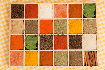 Spices variation.