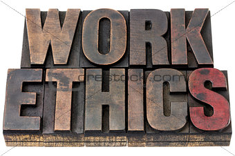 work ethics  in wood type