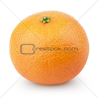 Mandarin Orange fruit (Tangerine) isolated on white