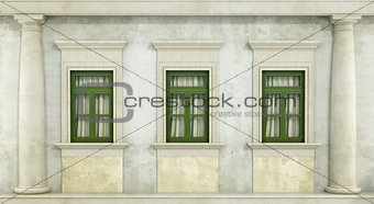 Detail of classc facade