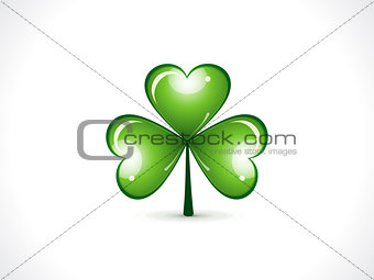 abstract st patrick clover 