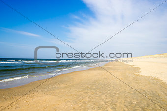 Beach on North Sea, the Netherlands