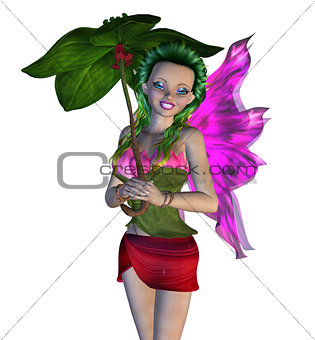 3D Floral Fairy