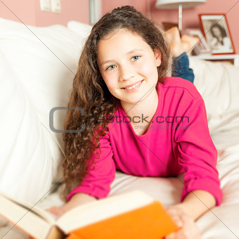 girl with a book