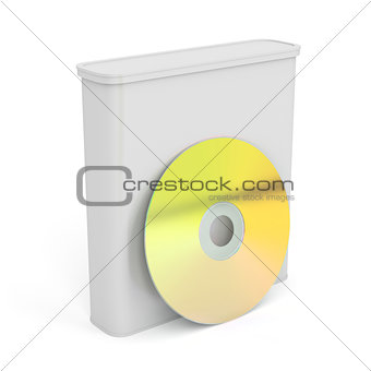 Plastic box and disc