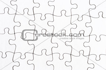complete blank jigsaw puzzle 