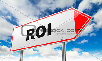 ROI on Red Road Sign.