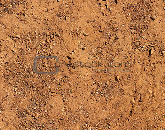 Dry terrain brown soil natural background
