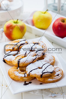 Apple pancake rings