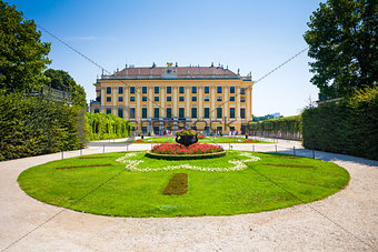Schonbrunn Palace royal residence garden