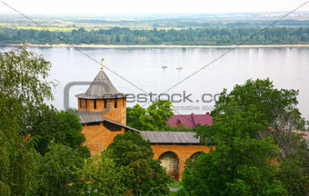 Volga river from Kremlin Nizhny Novgorod