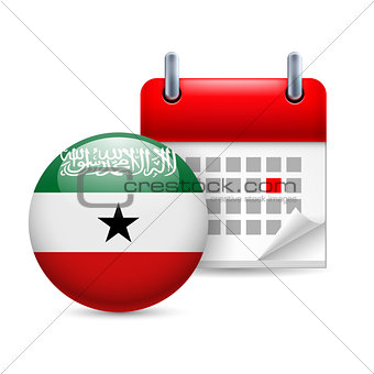 Icon of National Day in Somaliland