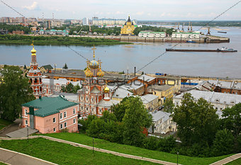 July view of colorful Nizhny Novgorod