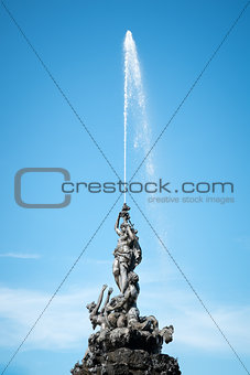 fountain at Herrenchiemsee