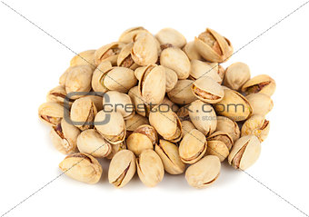 Heap of pistachio nuts