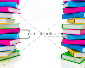 colorful real books