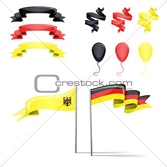 flags germany set
