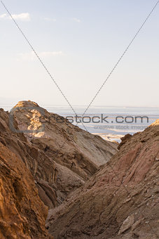 dead sea cliffs