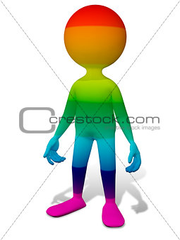 colorful man