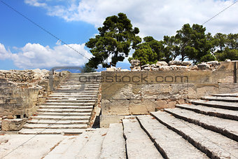 Ancient Phaistos Minoan palace site