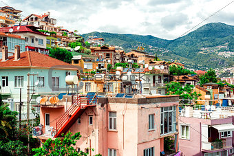 View of Alanya town. Turkey