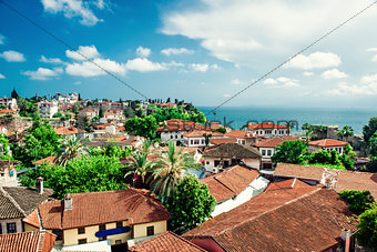 Alanya cityscape. Turkish resort
